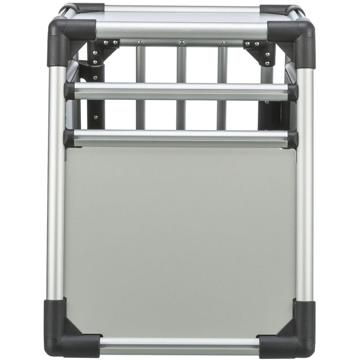 Transportbox, Aluminium, hellgrau/silber