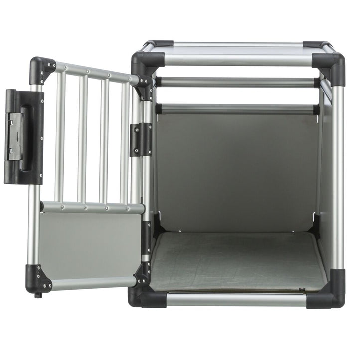 Transportbox, Aluminium, hellgrau/silber