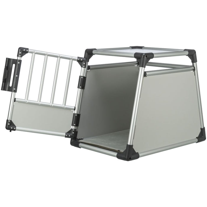 Transportbox, Aluminium, hellgrau/silber