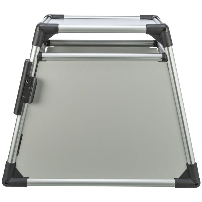 Transportbox, Aluminium, hellgrau/silber