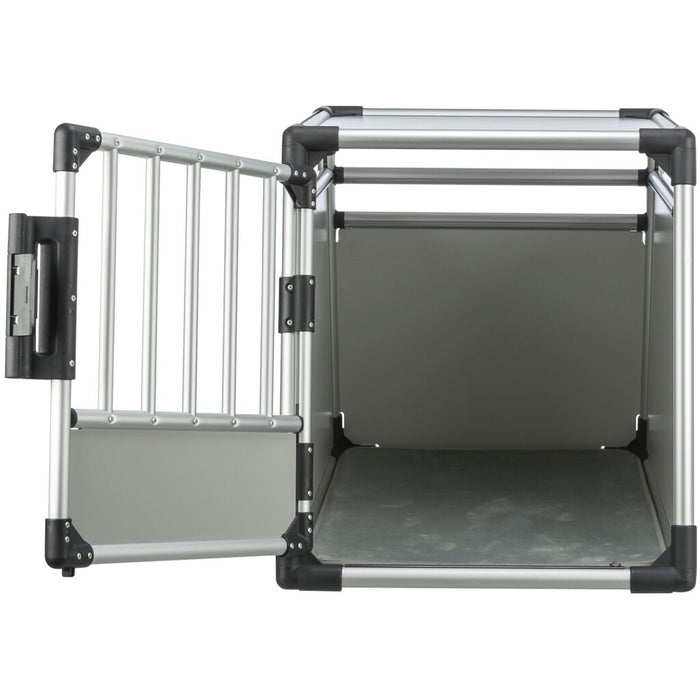 Transportbox, Aluminium, hellgrau/silber