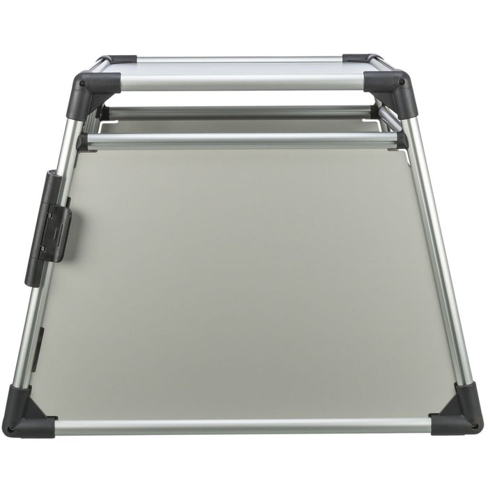 Transportbox, Aluminium, hellgrau/silber