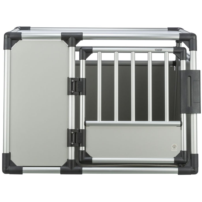 Transportbox, Aluminium, hellgrau/silber