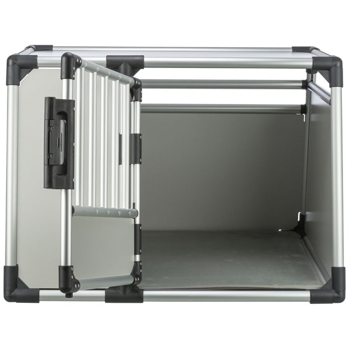Transportbox, Aluminium, hellgrau/silber