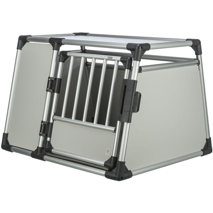 Transportbox, Aluminium, hellgrau/silber