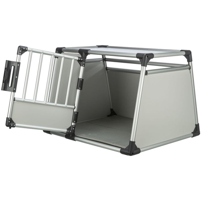 Transportbox, Aluminium, hellgrau/silber