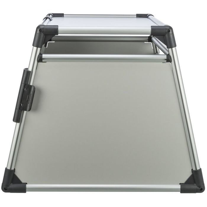 Transportbox, Aluminium, hellgrau/silber