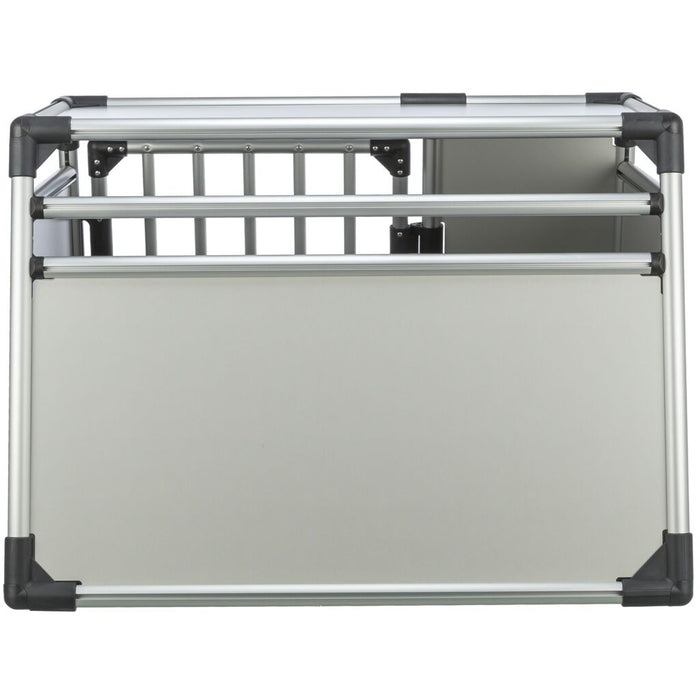 Transportbox, Aluminium, hellgrau/silber