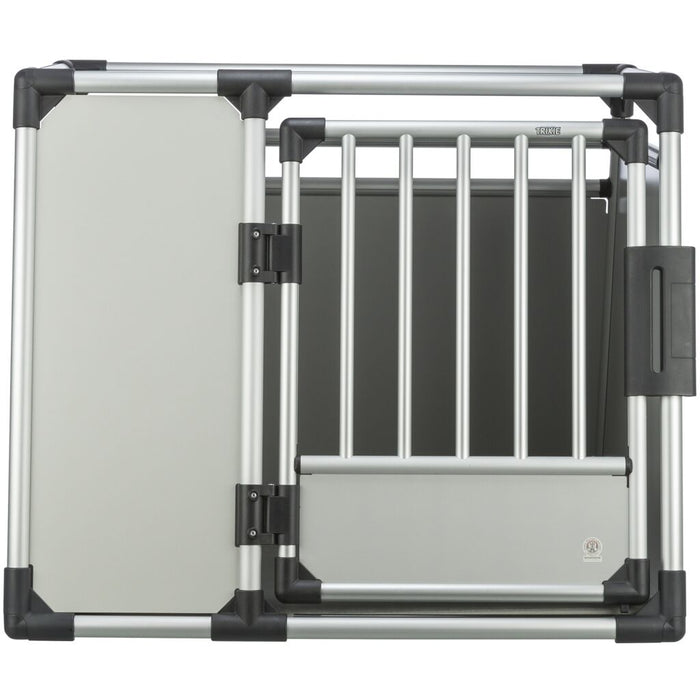 Transportbox, Aluminium, hellgrau/silber