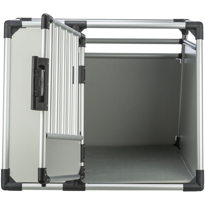 Transportbox, Aluminium, hellgrau/silber