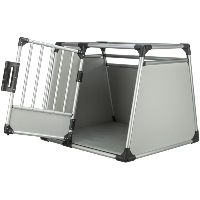 Transportbox, Aluminium, hellgrau/silber