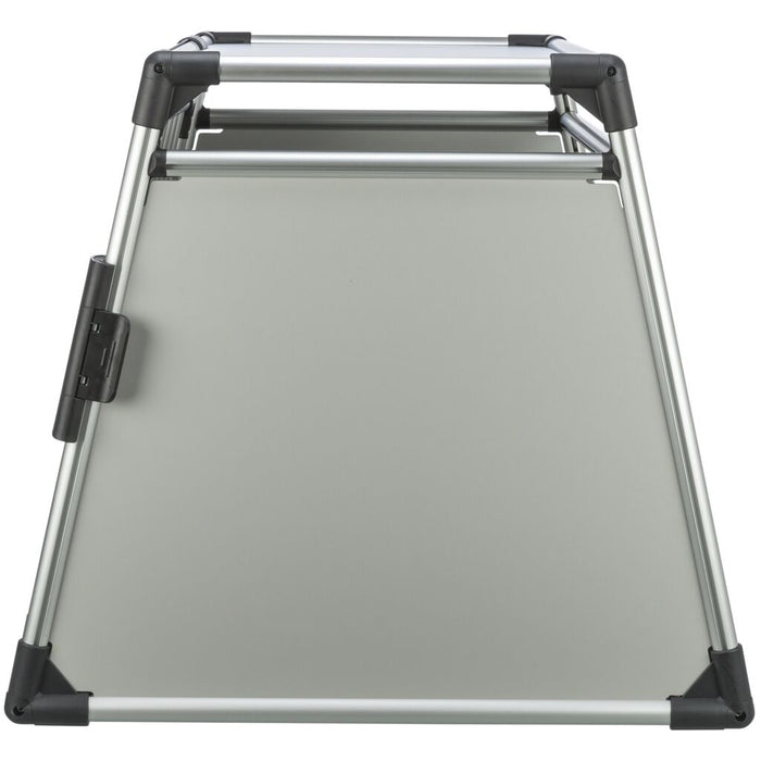 Transportbox, Aluminium, hellgrau/silber