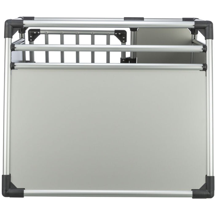 Transportbox, Aluminium, hellgrau/silber