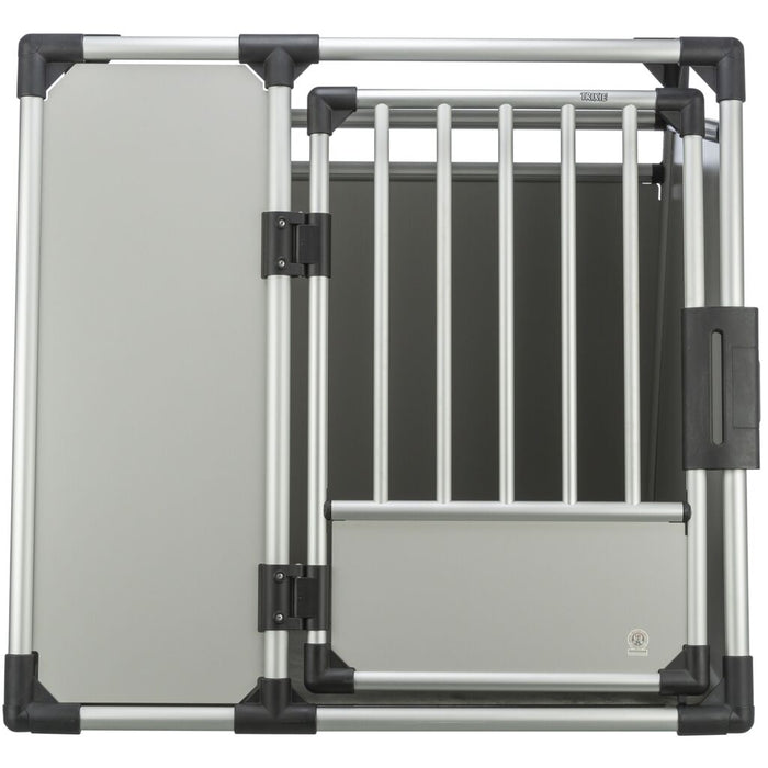 Transportbox, Aluminium, hellgrau/silber