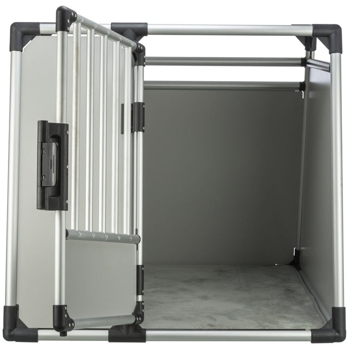 Transportbox, Aluminium, hellgrau/silber