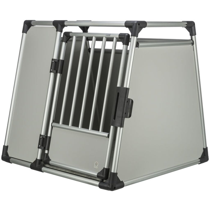 Transportbox, Aluminium, hellgrau/silber