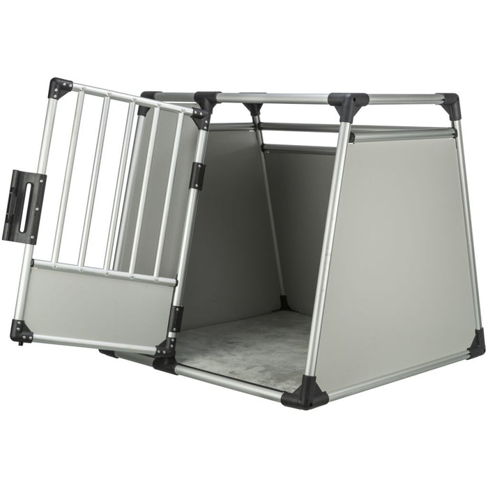 Transportbox, Aluminium, hellgrau/silber