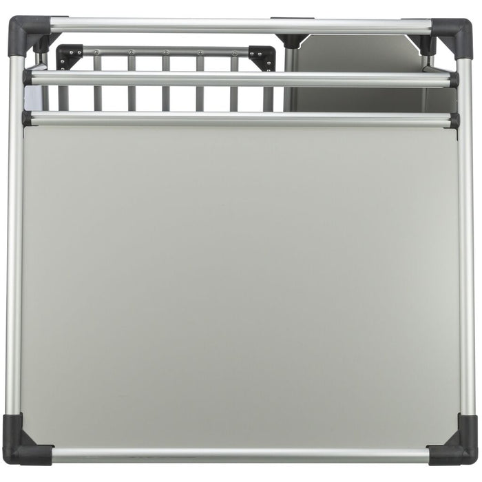 Transportbox, Aluminium, hellgrau/silber