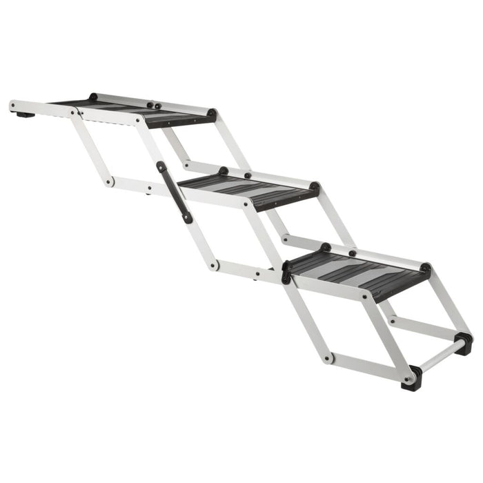 3-stufige Falt-Treppe, Aluminium/Kunststoff/TPR