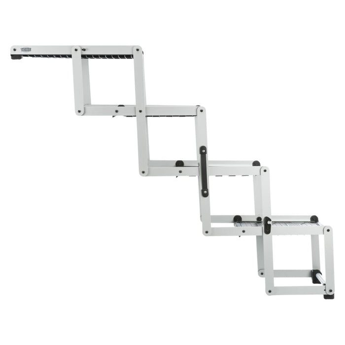 4-stufige Falt-Treppe, Aluminium/Kunststoff/TPR