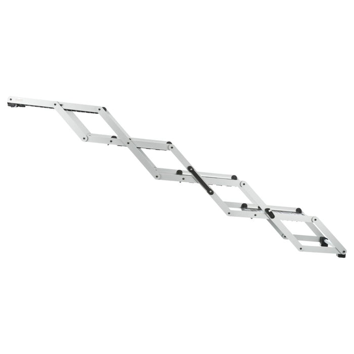 4-stufige Falt-Treppe, Aluminium/Kunststoff/TPR
