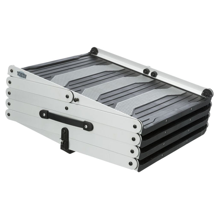 4-stufige Falt-Treppe, Aluminium/Kunststoff/TPR