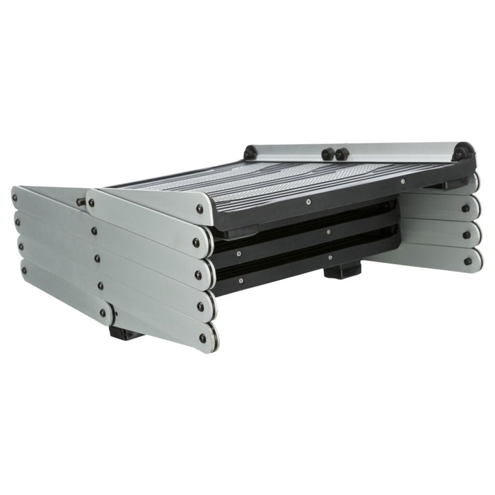 4-stufige Falt-Treppe, Aluminium/Kunststoff/TPR
