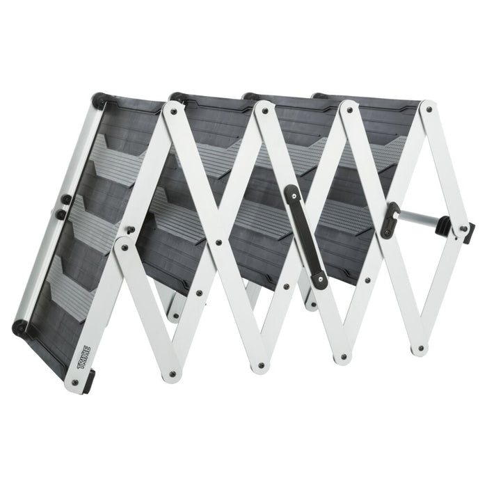 4-stufige Falt-Treppe, Aluminium/Kunststoff/TPR