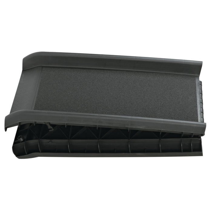 Klapp-Rampe, Kunststoff/Sandpapier, 4,5 kg, schwarz