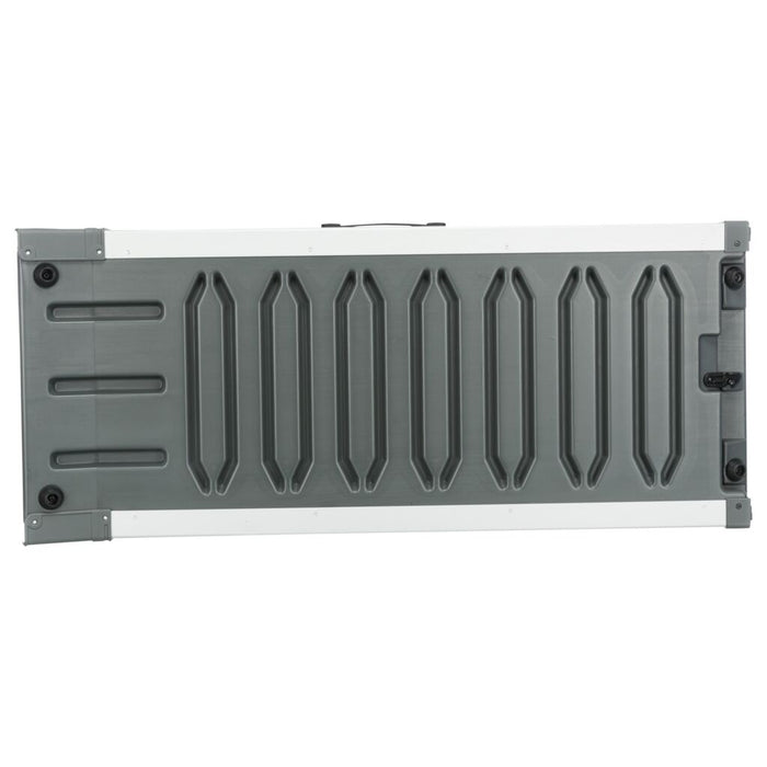 Teleskop-Rampe, Aluminium/Kunststoff/Sandpapier, 5,8 kg, grau