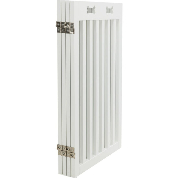 Absperrgitter, MDF, 4-teilig, weiß