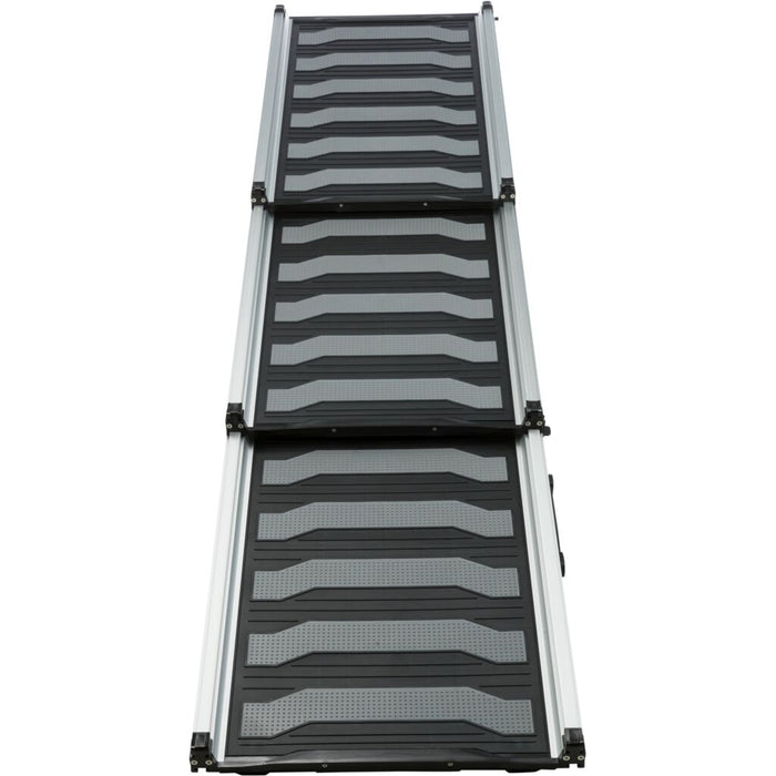 3-fach Teleskop-Rampe, Aluminium/TPR, 6,8 kg, schwarz/grau