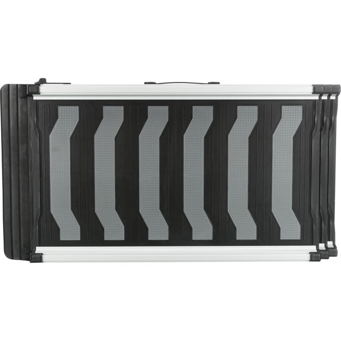 3-fach Teleskop-Rampe, Aluminium/TPR, 6,8 kg, schwarz/grau
