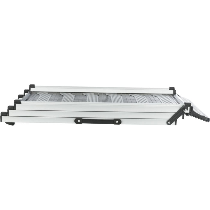 3-fach Teleskop-Rampe, Aluminium/TPR, 6,8 kg, schwarz/grau