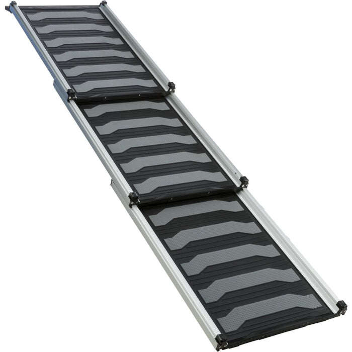 3-fach Teleskop-Rampe, Aluminium/TPR, 6,8 kg, schwarz/grau