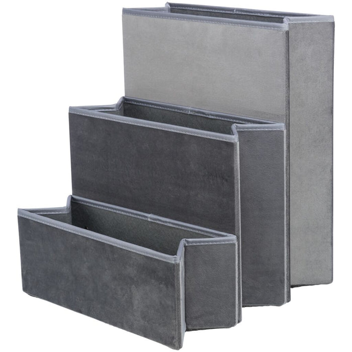 Treppe mit Stauraum, grau