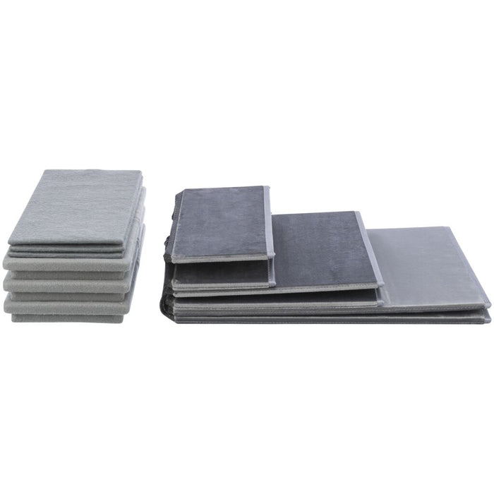 Treppe mit Stauraum, grau