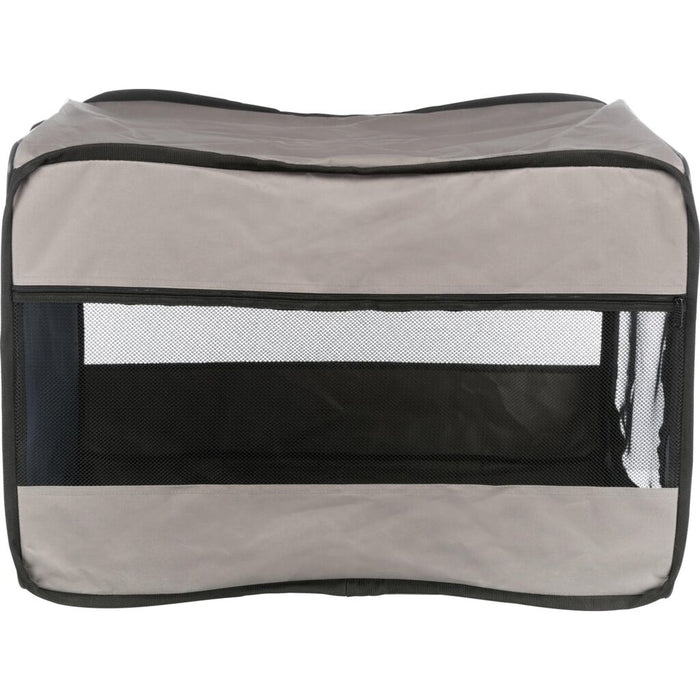 Hundebox Twister, blau/grau