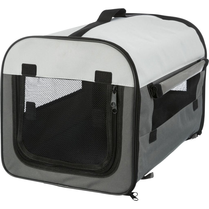 Hundebox Basic, dunkelgrau/hellgrau