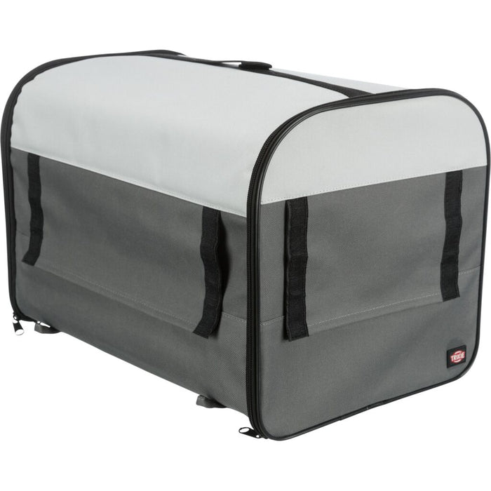 Hundebox Basic, dunkelgrau/hellgrau