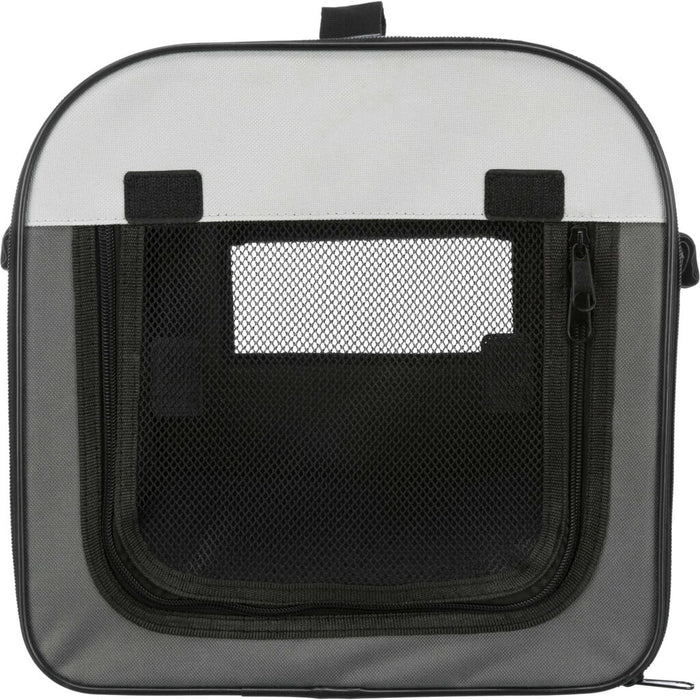 Hundebox Basic, dunkelgrau/hellgrau