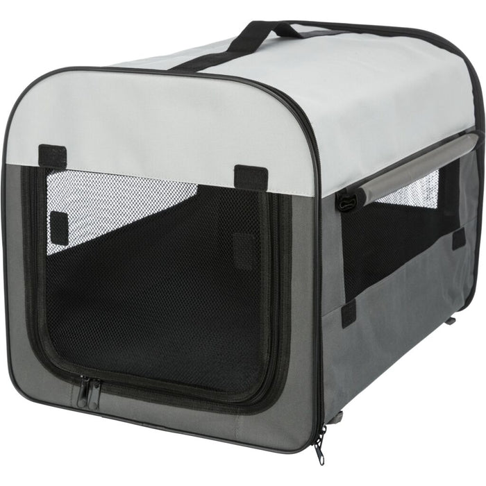 Hundebox Basic, dunkelgrau/hellgrau