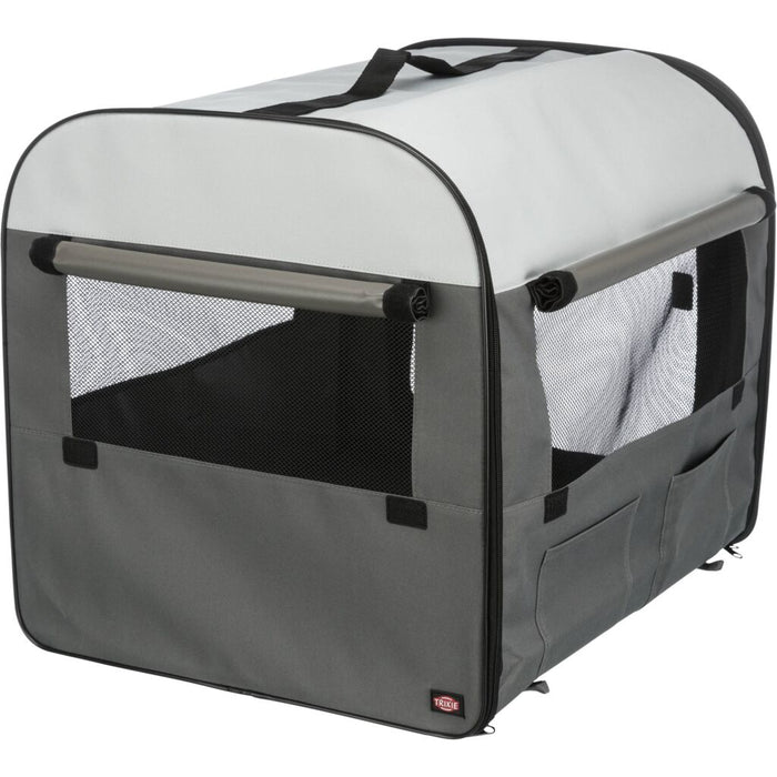 Hundebox Basic, dunkelgrau/hellgrau