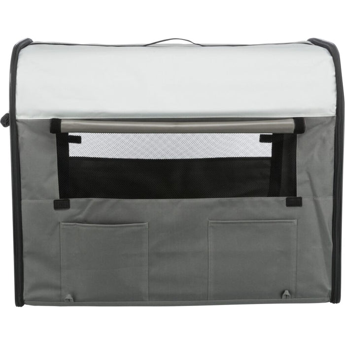 Hundebox Basic, dunkelgrau/hellgrau