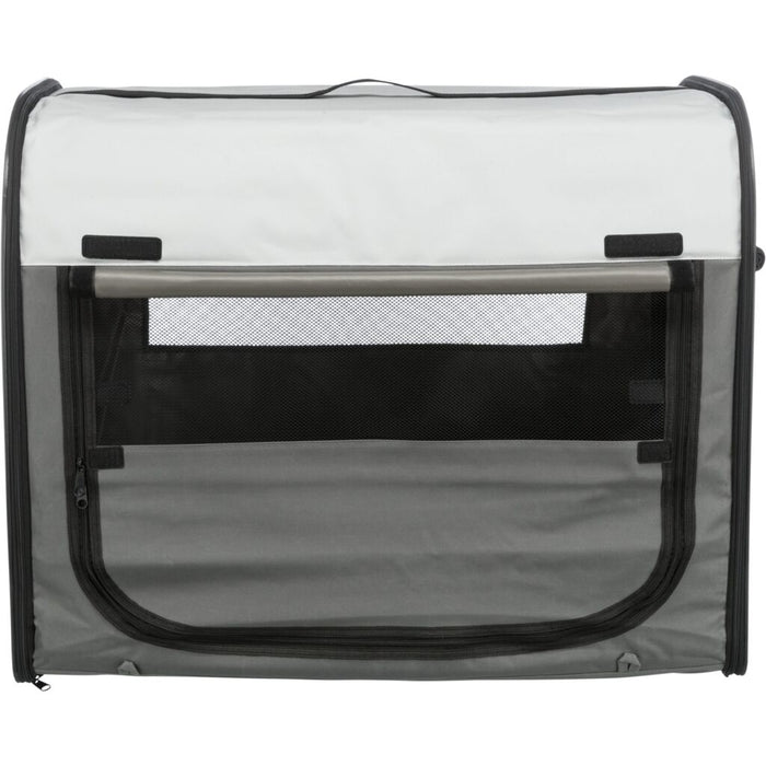 Hundebox Basic, dunkelgrau/hellgrau