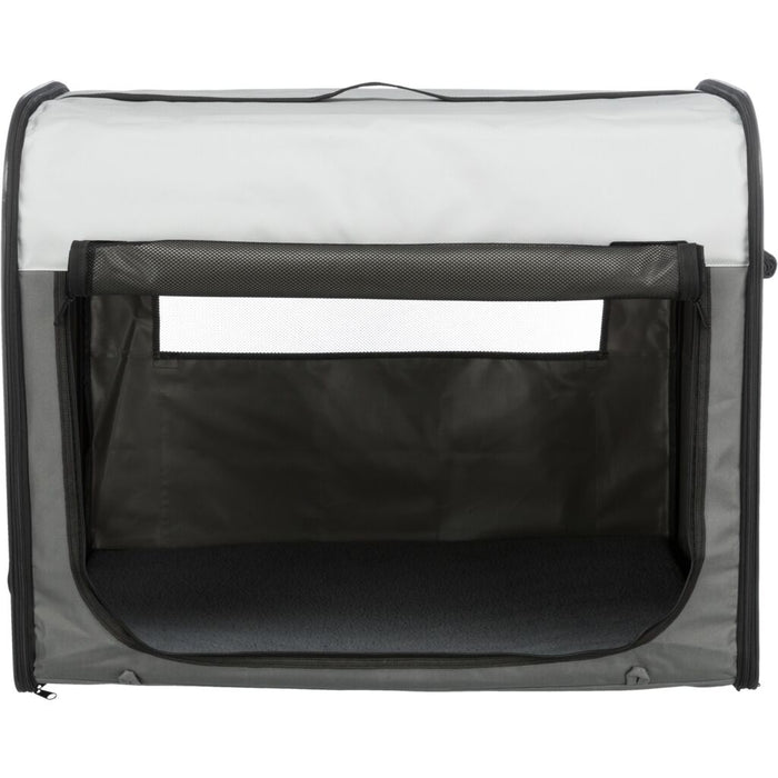 Hundebox Basic, dunkelgrau/hellgrau