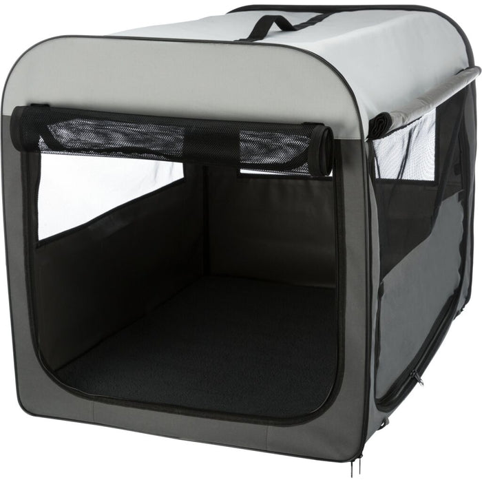 Hundebox Basic, dunkelgrau/hellgrau