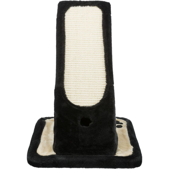 Kratzbrett, Plüsch/Sisalteppich, schwarz/creme