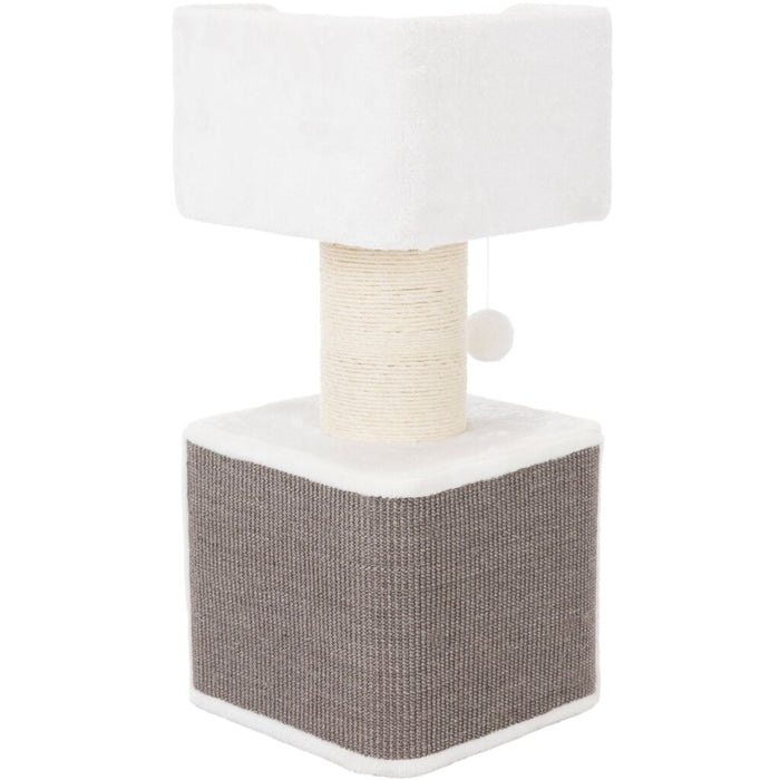 Kratzbaum XXL Ava, weiß/grau