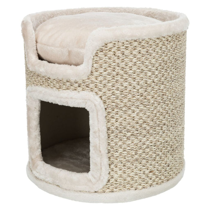 Cat Tower Ria, lichtgrau/natur